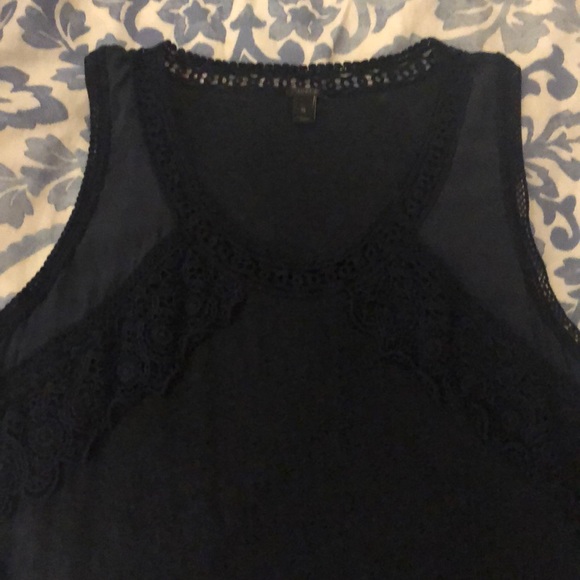 J. Crew Tops - J. Crew lace front tank top